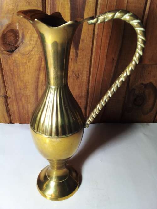 Stylish Medium Size Brass Jug