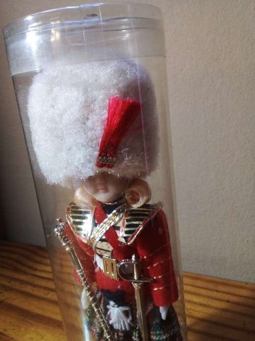 Small Royal Guard Plastic Doll