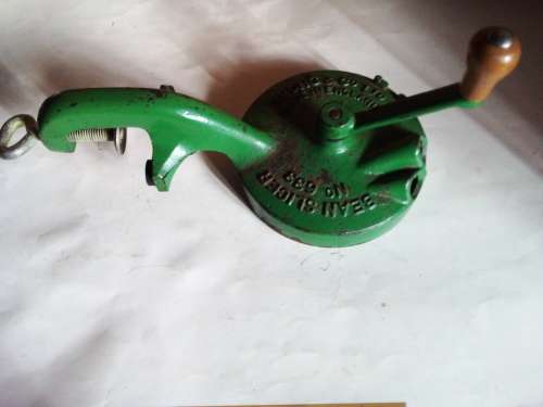 Vintage Sprong & Co Bean Slicer