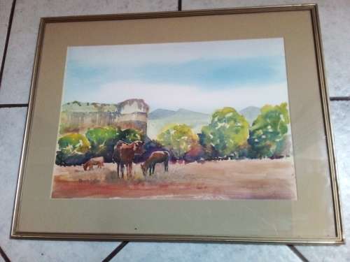 Framed Dawn Pearse Watercolour Painting or Print