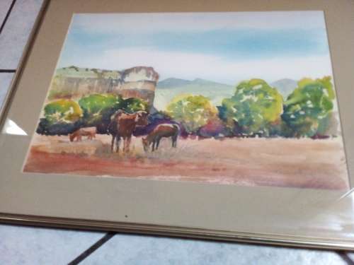 Framed Dawn Pearse Watercolour Painting or Print