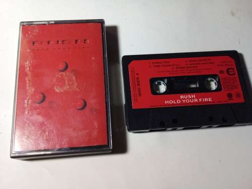 Rush - Hold Your Fire Music Cassette Tape