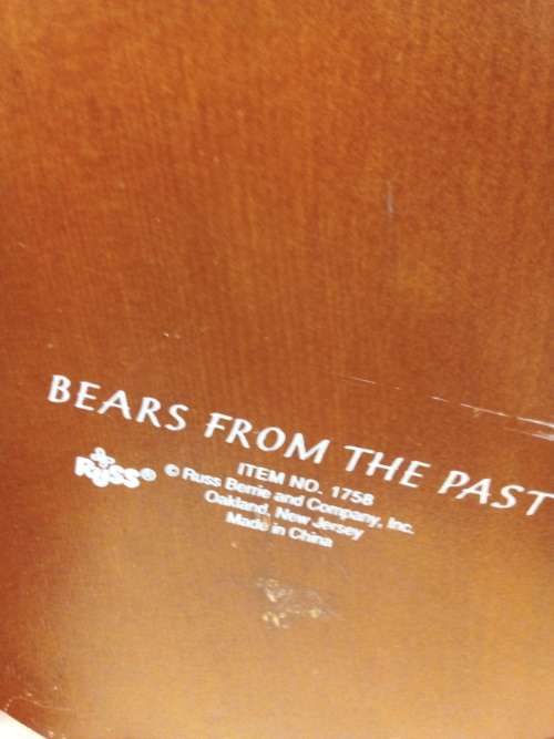 Russ Bears from the Past Ornament