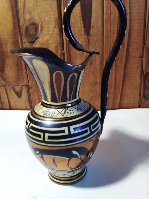 Ornamental Metal Jug from Greece