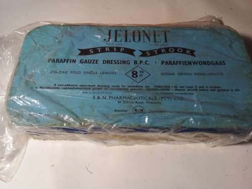 Vintage Tin with Content - Jelonet Gauze Dressings