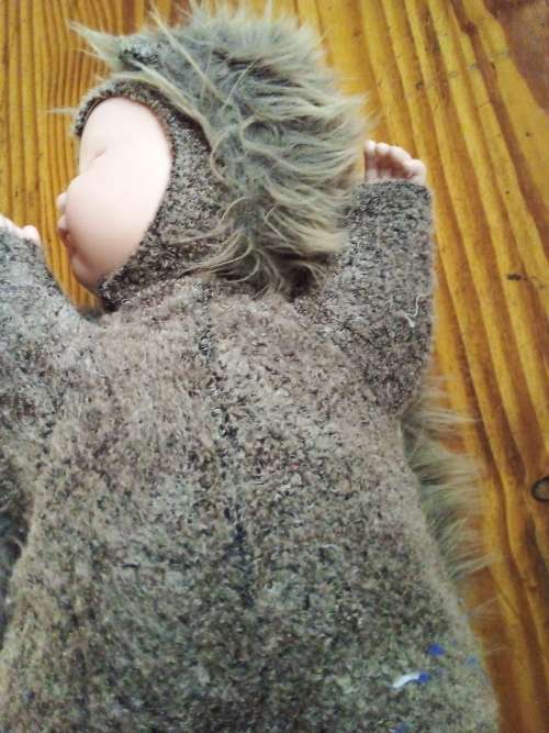 Vintage Sleeping Rubber Anne Geddes Doll