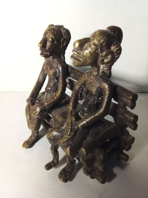 Small West African Bronze/Brass Sculpture