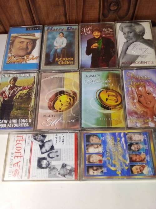 10 x Old SA Music/Artists Cassette Tapes