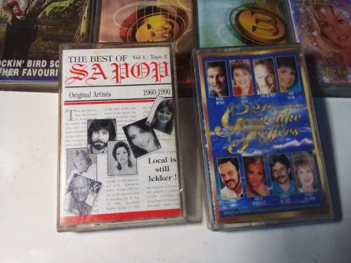 10 x Old SA Music/Artists Cassette Tapes