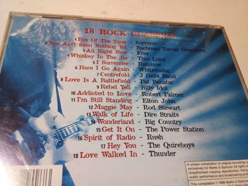 Rock Classics Music CD