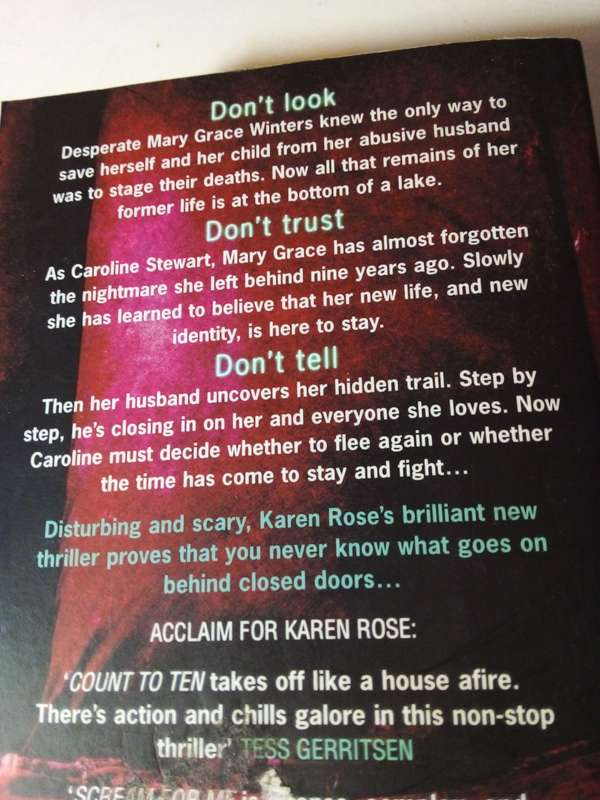 Karen Rose - Don`t Tell - Fiction Thriller