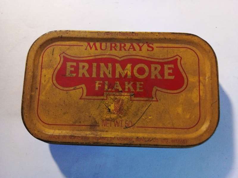 Vintage Small Murray`s Erinmore Flake Tin