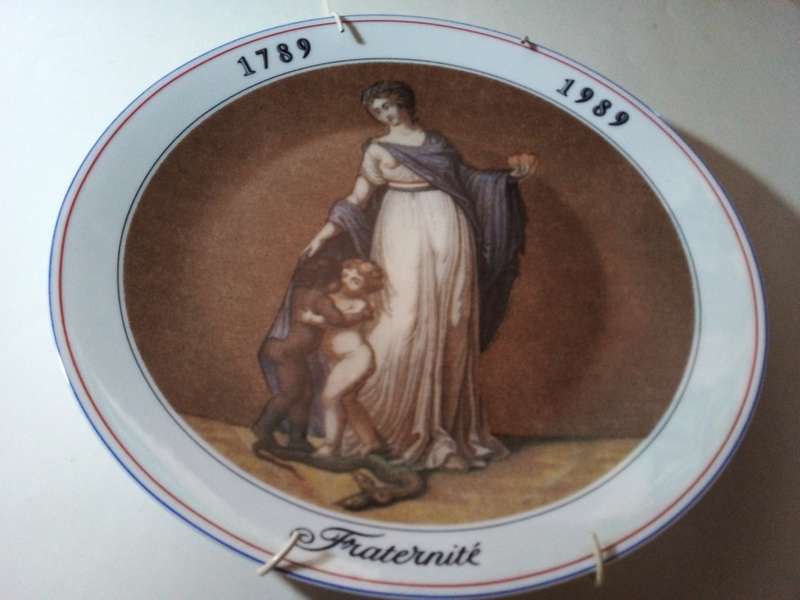 French Limoges Commemorative Plate