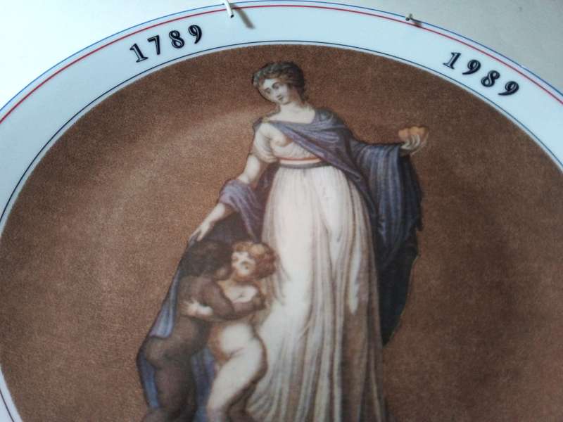 French Limoges Commemorative Plate