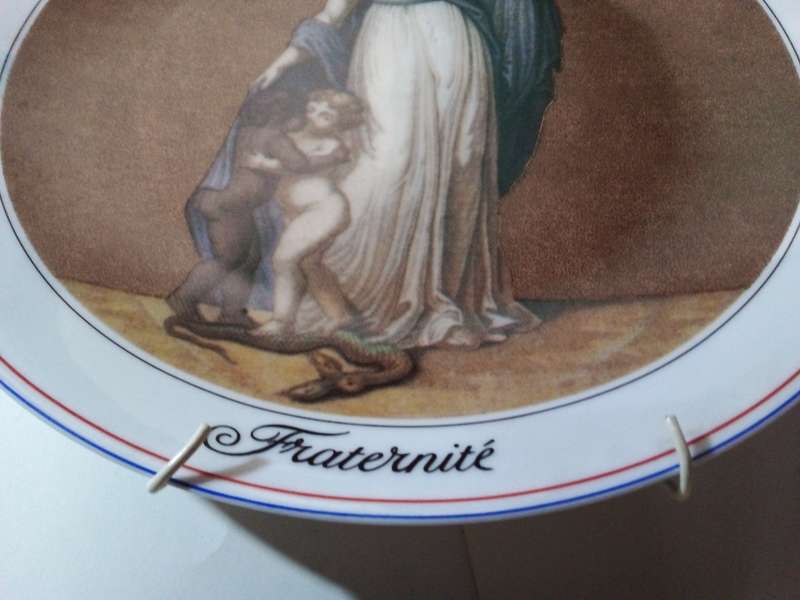 French Limoges Commemorative Plate