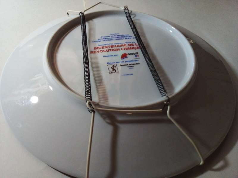 French Limoges Commemorative Plate