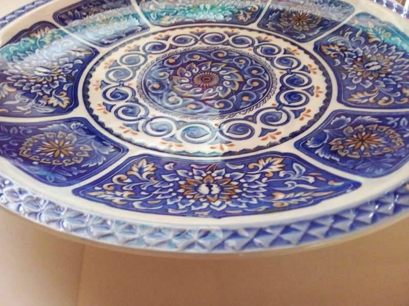 Large Imari Plate with Plate Protector