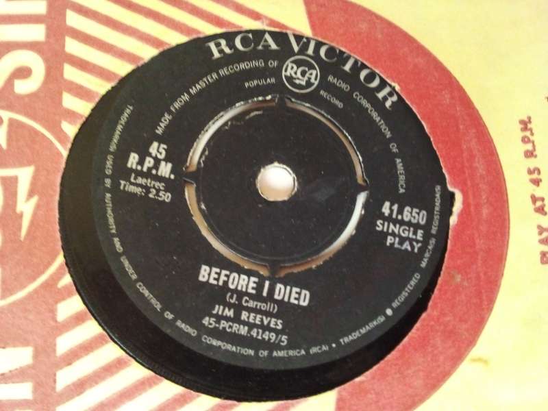 Jim Reeves 7 Singel See Pics for Songs