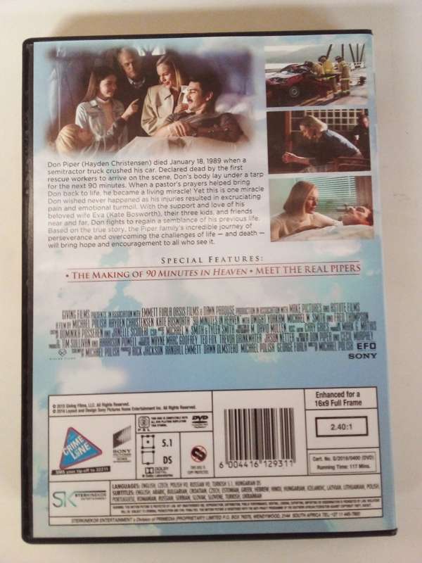 90 Minutes in Heaven DVD Movie