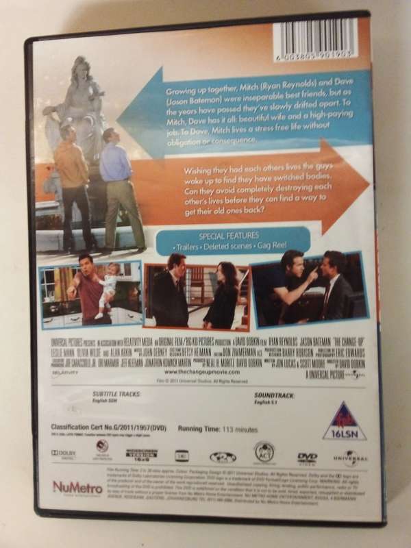 Change-Up DVD Movie