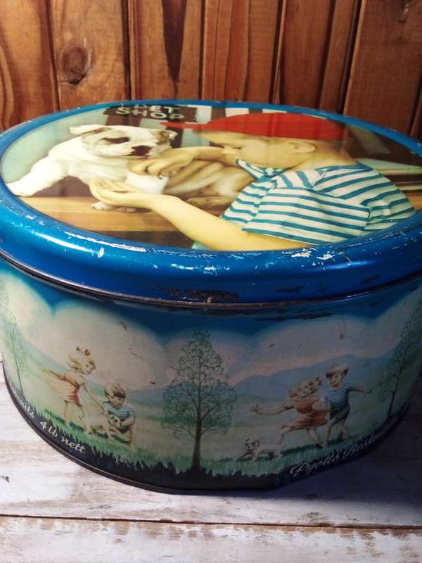 Large Vintage Pyotts Biscuit/Beskuitjies Tin
