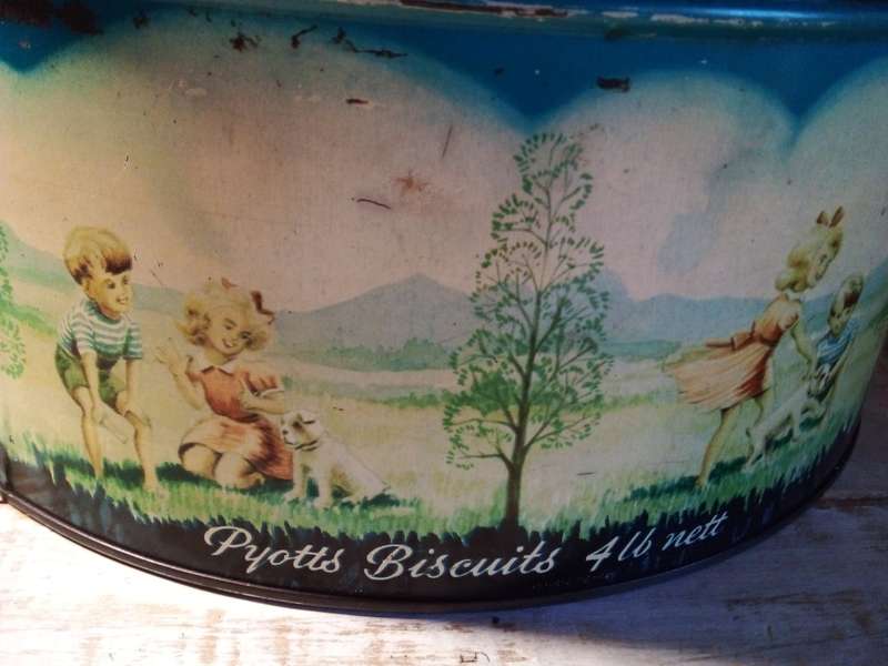 Large Vintage Pyotts Biscuit/Beskuitjies Tin