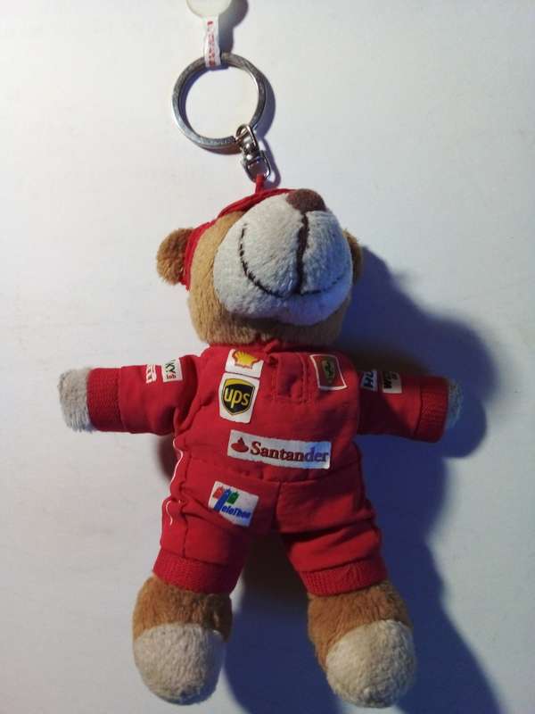 Ferrari Teddy Key Ring Attachment