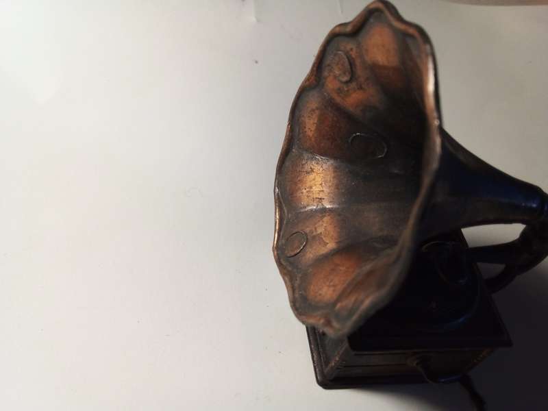 1970s Durham New York Greeting Corporation Metal Gramophone (SP022)