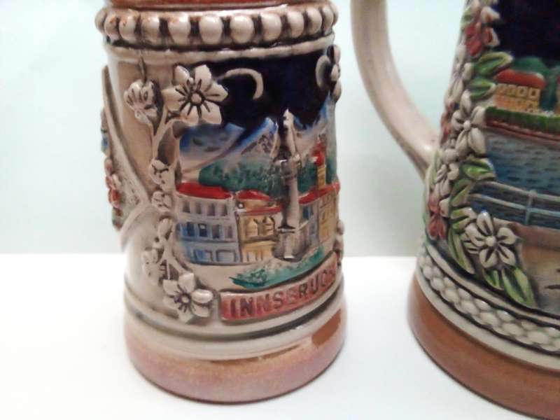 Three Smaller Size Vintage Tankards