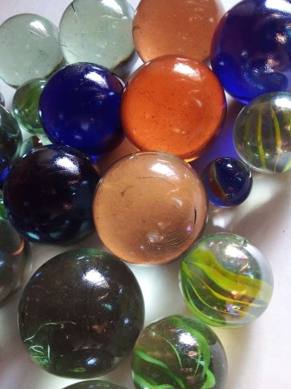 Bunch of Small to Large Marbles