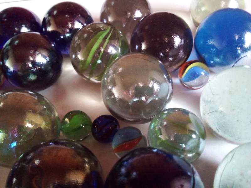 Bunch of Small to Large Marbles