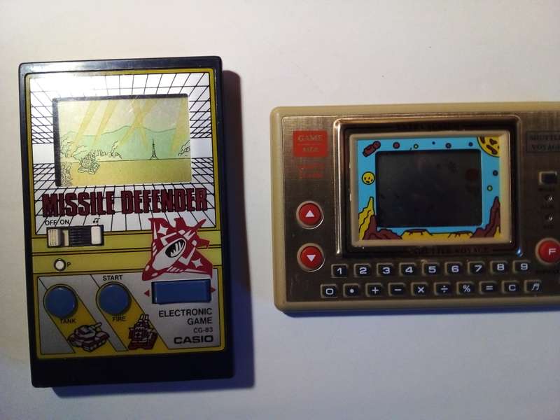 Two 1980s Handheld Games