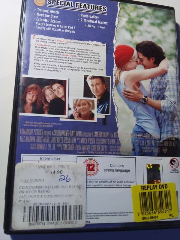 Elizabethtown DVD Movie (SP126)