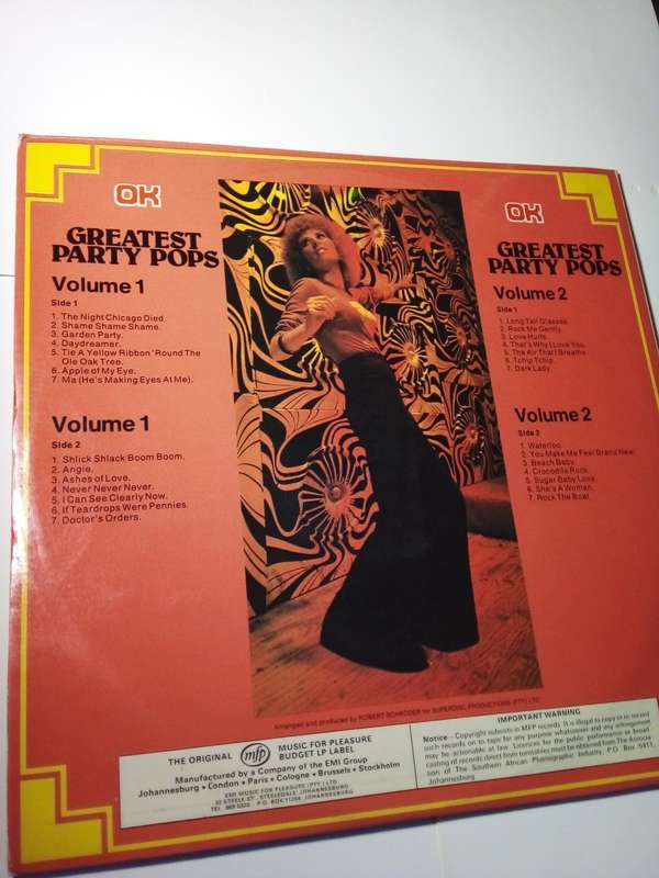 Greatest Party Pops Double Vinyl LP