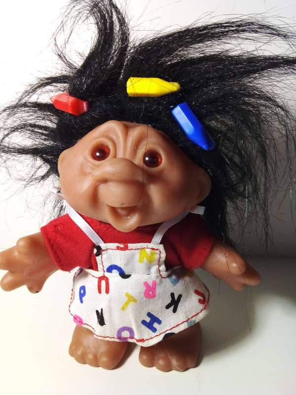 2001 Original Rubber Troll Doll