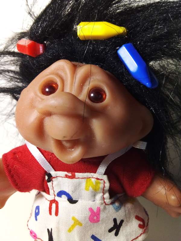 2001 Original Rubber Troll Doll
