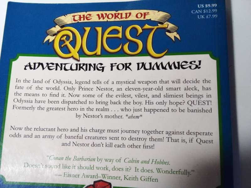 The World of Quest No 1 Comic Book