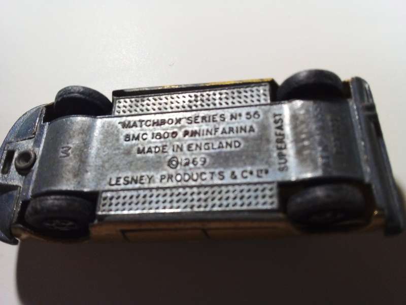 Lesney Matchbox Series No 56 BMC 1800 Pininfarina Superfast Die Cast (SP218)