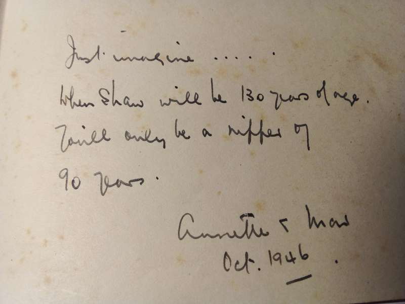 1946 G.B.S 90 Aspects of Bernard Shaw`s Life and Work (SP253)
