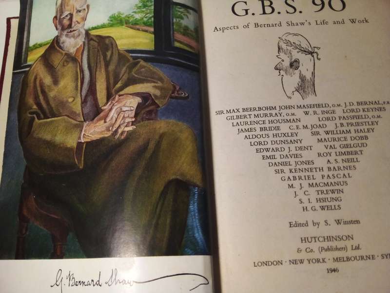 1946 G.B.S 90 Aspects of Bernard Shaw`s Life and Work (SP253)