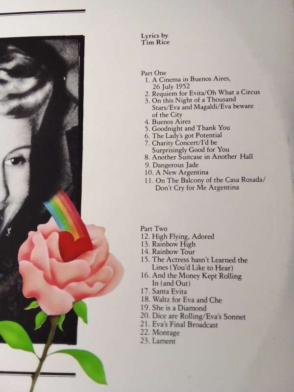 1976 Evita 2 LP Set (SP255)