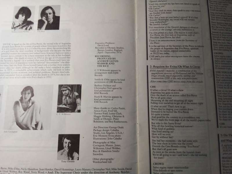 1976 Evita 2 LP Set (SP255)