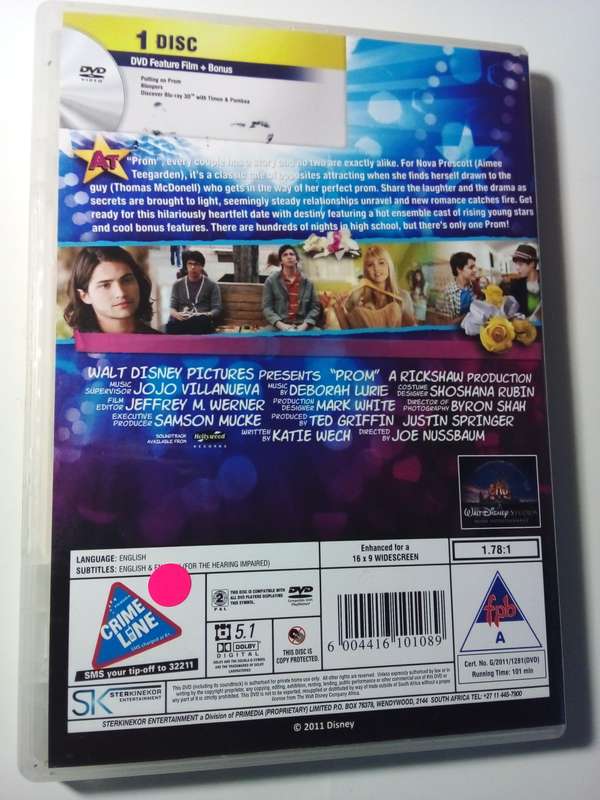 Disney Prom DVD Movie