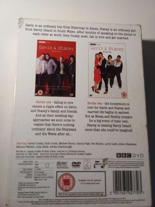 Gavin & Stacey BBC DVD Series 1 & 2