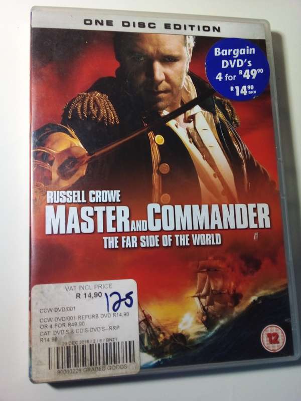 Master and Commander DVD Movie