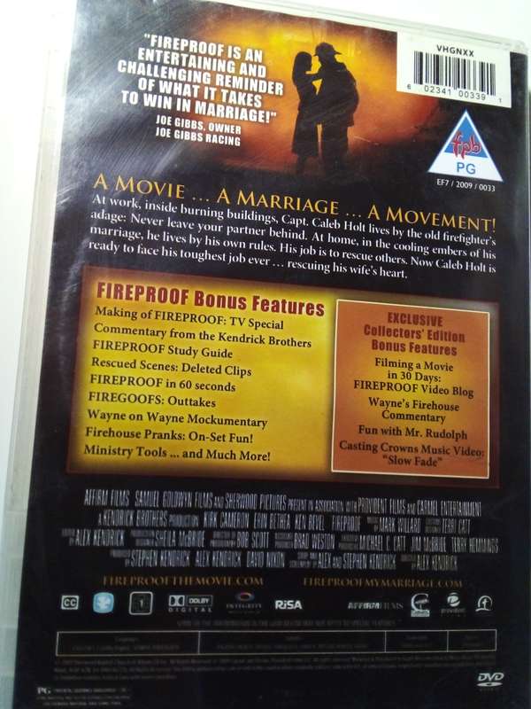 Fireproof DVD Movie