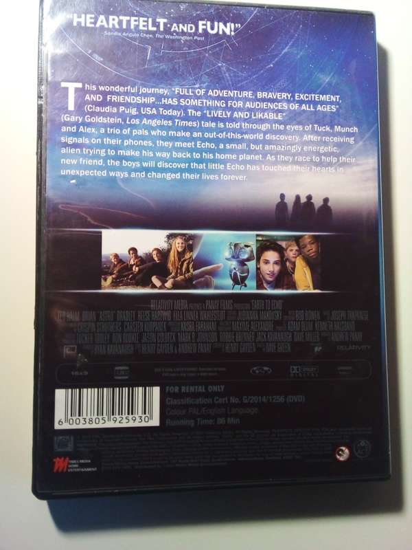 Earth to Echo DVD Movie