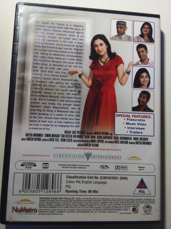 For Better For Worse DVD Movie