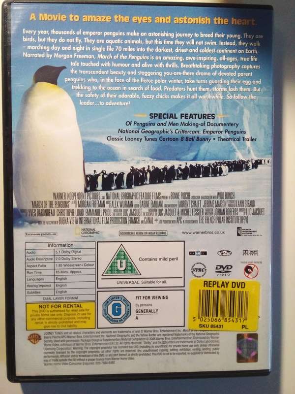 March of the Penguins DVD Movie