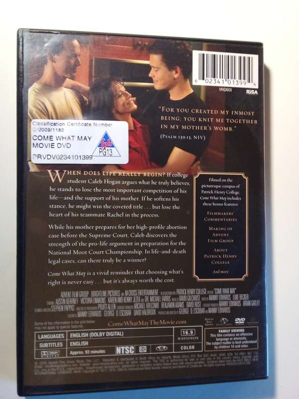 Come What May DVD Movie
